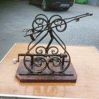 porta vino ferro battuto