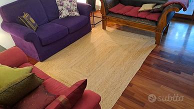 Tappeto in juta naturale