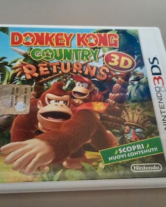 gioco Nintendo 3ds donkey Kong country returns 