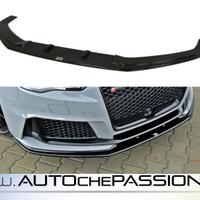 Splitter Spoiler anteriore V2 per Audi A3 RS3 8V