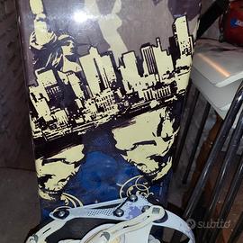 Snowboard  cm 145 e scarponi soft 40 perfetto