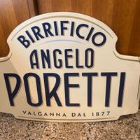 Insegna birrificio Angelo Poretti