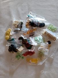 bottoni colorati, bottoni vintage,materiale cucito