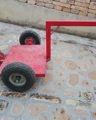carrello  per motocoltivatore