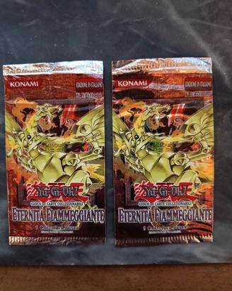 Yu-Gi-Oh! 2 buste vuote Eternità Fiammeggiante