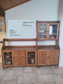 Madia + vetrina ikea