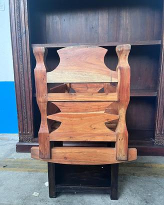 Culla in Legno Massello con Sponde Sagomate