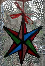 Decorazioni Albero di Natale vetro stile Tiffany 