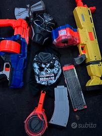 lotto di giochi nerf in ottimi stato