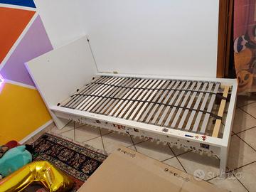 Letto Singolo Ikea Malm + Rete Letto