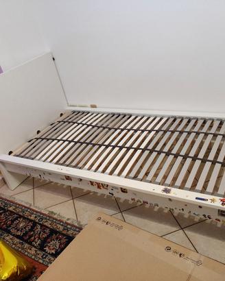 Letto Singolo Ikea Malm + Rete Letto