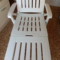 sdraio  da giardino mai usate.