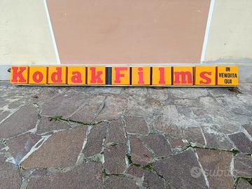 Insegna KODAK FILMS – Vintage Anni '70 / '80