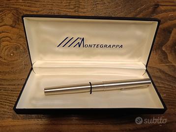 Montegrappa - stilografica acciaio vintage
