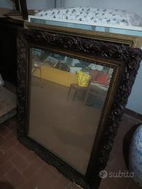 Specchio cornice in legno 