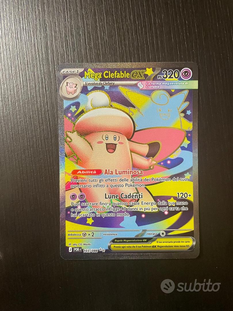 Pokémon Mega Clefable ex 103/088 - Collezionismo In vendita a Reggio Emilia