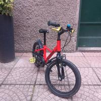 Bicicletta bambino 4-6 anni 16 pollici