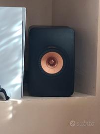 kef ls50 , sub woofer KC62 e kef adattatore KW1