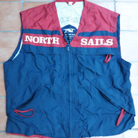 Gilet NORTH SAILS rosso, azzurro e bianco L