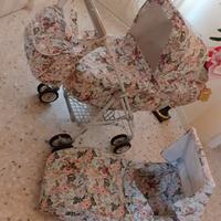 Carozzina con passeggino Baby completa