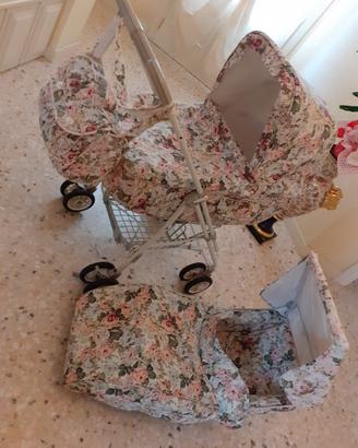 Carozzina con passeggino Baby completa