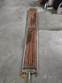 Passerella pieghevole inox