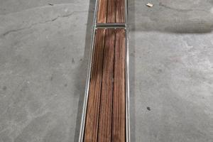 Passerella pieghevole inox