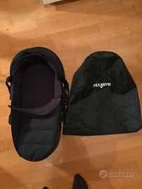 Navicella Rigida Babyzen YOYO Bassinet Nera nuova