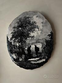 Placca in terracotta /ceramica Grimaldi Albissola