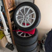 4 Cerchi OEM Mercedes 17 + Michelin 205/55 R17