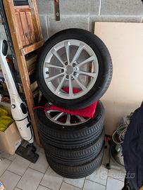 4 Cerchi OEM Mercedes 17 + Michelin 205/55 R17
