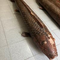 Statua in legno scolpita a mano ( circa 2 m)