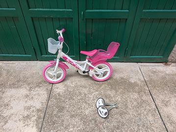 bici per bambina con rotelle