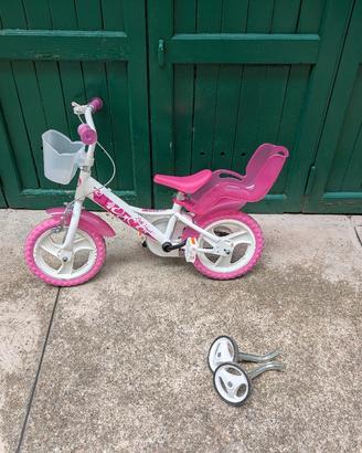 bici per bambina con rotelle