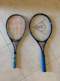 2 racchette da tennis con custodie