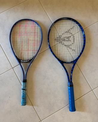 2 racchette da tennis con custodie