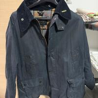 Barbour Bedale colore blu con cappuccio
