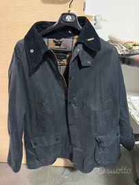 Barbour Bedale colore blu con cappuccio