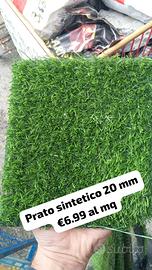 Prato sintetico 20mm effetto reale €6.99 mq