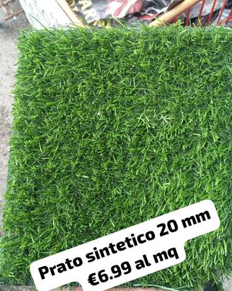 Prato sintetico 20mm effetto reale €6.99 mq