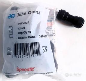 Raccordo innesto  rapido John Guest 12mm Pm 0412E
