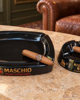 Posacenere vintage sigari Maschio e Highland Queen