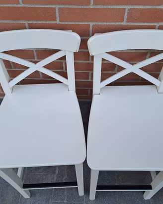 coppia  sgabelli altezza 63 cm