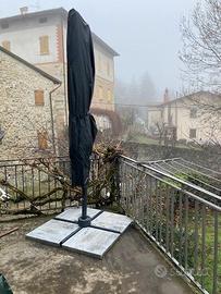 Ombrellone a palo laterale