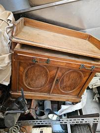 Cassettiera e cassa panca antichi