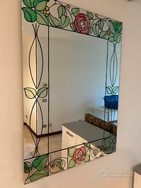 Specchio decorato stile Tiffany