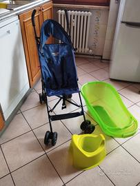 Passeggino, vaschetta e vasino