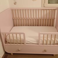 lettino in legno + Materasso  IKEA  