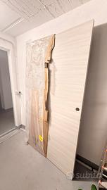 Anta porta scorrevole 210x60 colore frassino