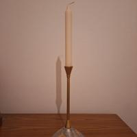 Candeliere Vintage Elegant Silver Acciaio Inox24kt